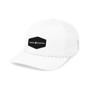 TRUCKER SNAPBACK BRAID CAP - WHITE