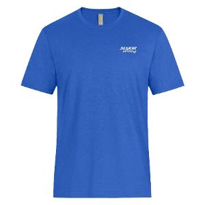ATC 24EVER™ RING SPUNCOTTON TEE – ROYAL with Major Drilling - 3.5" Heat Transfer-CF35266