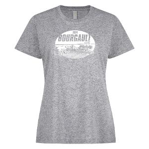 ATC 24EVER™ RING SPUNCOTTON LADIES TEE – SPORT GREY with 1974 Bourgault 10 Inches W-CF35655