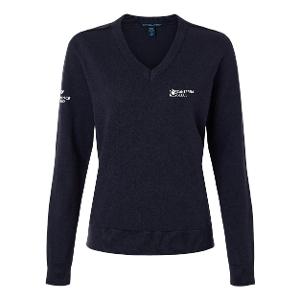 Women's New Classics V-Neck Sweater with Canterra Seeds - Horizontal -CF33601