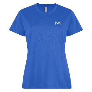 ATC 24EVER™ RING SPUN COTTON LADIES' TEE- RYLBLU with FWS 3.5in-CF34859