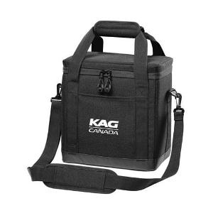 AQUARIUS 16 COOLER BAG - BLACK with KAG Embroidery-CF33998