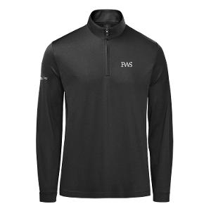 MEN'S MONTEREY 1/4 ZIP PULLOVER- GRANITE with FWS-CF34890