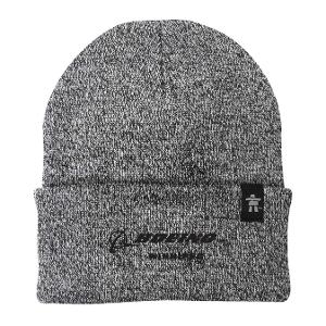 URBAN NORTH™ 100% ACRYLIC RIB KNIT CUFF TOQUE BKWHHR with Boeing Winipeg Embroidery-CF29720