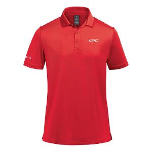 MEN'S MONTEREY S/S POLO- RED with KPIC-CF34979