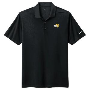 NIKE DRI-FIT MICRO PIQUE 2.0 POLO - BLACK with SeedMaster - 30th Logo -CF35940
