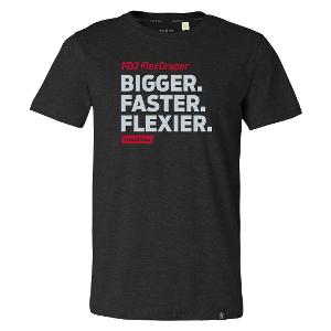 URBAN NORTH T-SHIRT - BLACK HEATHER with Bigger, Faster, Flexier-CF36424