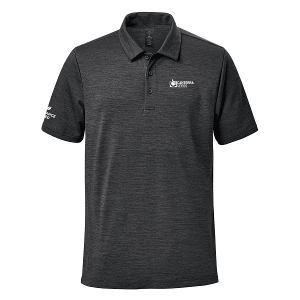 MEN'S TORRENTE S/S POLO - CHARCOAL MIX with Canterra Seeds - Horizontal -CF33764
