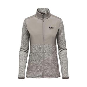 WOMEN'S CASCADIA HYBRID PERFORMANCE JACKET - STORM GREY with KAG Embroidery-CF36869