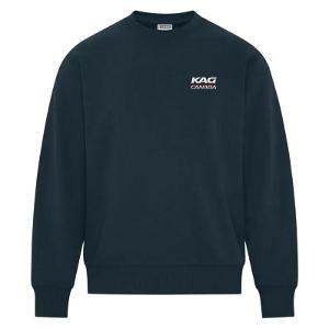 ATC WERK™ HEAVYWEIGHT FLEECE CREWNECK - DARK NAVY with KAG Embroidery-CF36882