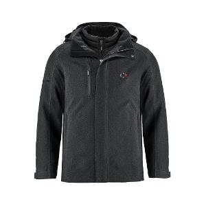 Apex - Men's 3 in 1 Jacket - Charcoal with CCL-CF33561