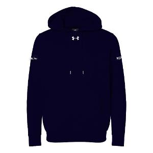 Under Armour Men’s Team Icon Fleece Hooded Sweatshirt - Navy with KPIC-CF35037