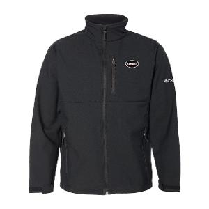 Men's Ascender™ Soft Shell Jacket - Black with Bourgault - Full Color - 2024 2.75" W-CF34170