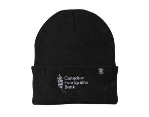 ACRYLIC BEANIE TOQUE - BLACK