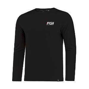URBAN NORTH LS T-SHIRT BK with FGI Heat Transfer-CF19654