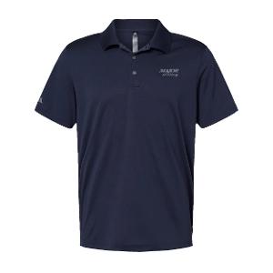 Adidas Performance Polo – Navy with Major Drilling 3.25"W-CF35328