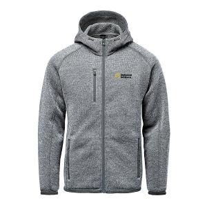 MEN'S AVALANTE FULL ZIP FLEECE HOODY - GRANITE HEATHER with Sigfusson Northern-CF33897