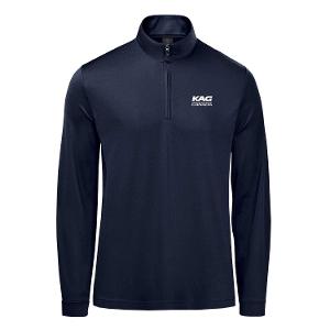 MEN'S MONTEREY 1/4 ZIP PULLOVER - NAVY with KAG Embroidery-CF34828