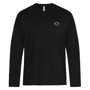 ATC 24EVER™ RING SPUNCOTTON LONG SLEEVE TEE –BLACK with CCL HT 3.5in-CF35147
