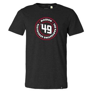 URBAN NORTH T-SHIRT - BLACK HEATHER with MacDon '49-CF36423