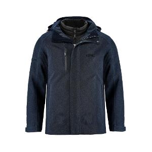 Apex - Men's 3 in 1 Jacket - Navy with KPIC-CF33713