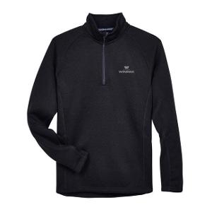DEVON & JONES ADULT BRISTOL SWEATER FLEECE QUARTER-ZIP
