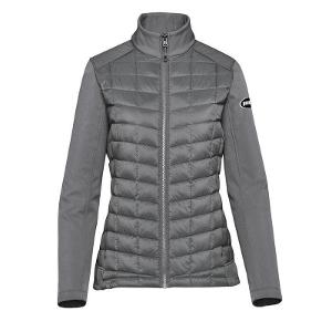 WOMEN'S APPALACHIAN THERMAL SOFTSHELL JACKET - GRANITE with Bourgault - Full Color - 2024 2.75" W-CF32971