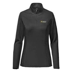 WOMEN'S MONTEREY 1/4 ZIP PULLOVER - GRANITE with Sigfusson Northern-CF35614