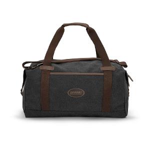 KOI® CANVAS DUFFEL - Faded Black with PVC Patch -CF34179