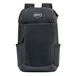 AQUARIUS 24 COOLER BACKPACK - BLACK with Bourgault Full Color No Fill 2.75"W-CF36225