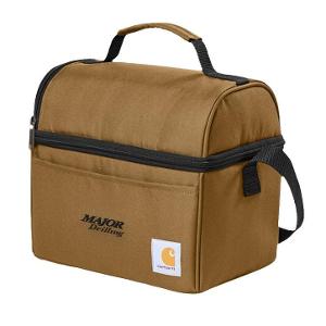 CARHARTT LUNCH 6-CAN COOLER 11L – CARHARTT BROWN with Major Drilling 3.25"W-CF35360