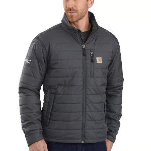 CARHARTT MEN'S RAIN DEFENDER® INSULATED JACKET - RELAXED FIT - LIGHTWEIGHT - SHADOW with KPIC-CF33751