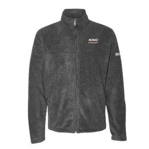 Columbia Steens Mountain Full Zip 2.0 Jacket - Charcoal Heather with KAG Embroidery-CF36893