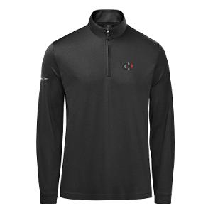 MEN'S MONTEREY 1/4 ZIP PULLOVER- GRANITE with CCL-CF35095