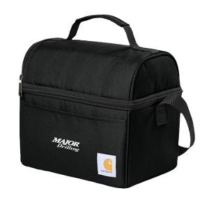 CARHARTT LUNCH 6-CAN COOLER 11L - BLACK with Major Drilling 3.25"W-CF35359