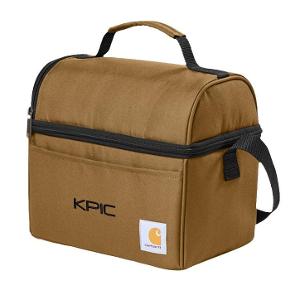CARHARTT LUNCH 6-CAN COOLER 11L – CARHARTT BROWN with KPIC-CF35058