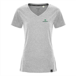 Urban North Ladies' T-Shirt - Ash Heather with Winpak-CF36991