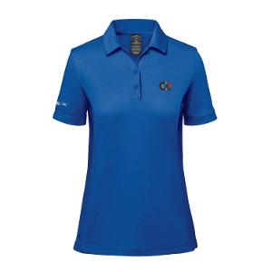LADIES ADIDAS PERFORMANCE POLO – ROYAL BLUE with CCL-CF35130