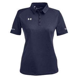 UNDER ARMOUR LADIES' TECH™ POLO - MIDNIGHT NAVY with FWS-CF32282