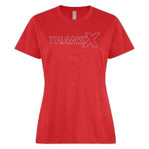 ATC 24EVER™ RING SPUN COTTON LADIES' TEE - RED with TransX 10"W-CF35217