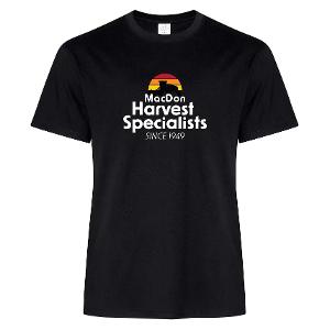 ATC™ EVERYDAY RING SPUN COTTON TEE. BK with MacDon Harvest Specialist Full Color-CF31086