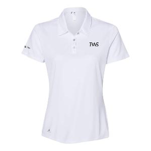 Ladies Adidas Performance Polo – White with FWS-CF34928