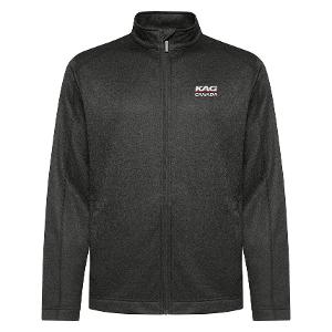 CH ESSENTIAL® FULL ZIP FLEECE JACKET - DARK HEATHER GREY with KAG Embroidery-CF36887