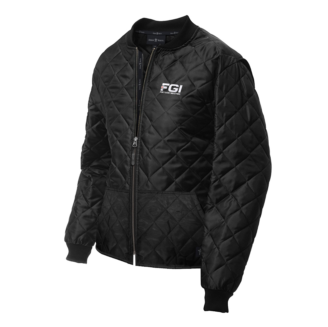 QUILTED JACKET – BLACK