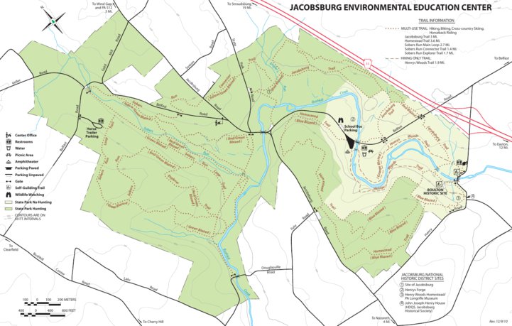 Jacobsburg State Park Trail Map Jacobsburg Environmental Education Center Map - Avenza Systems Inc. -  Avenza Maps