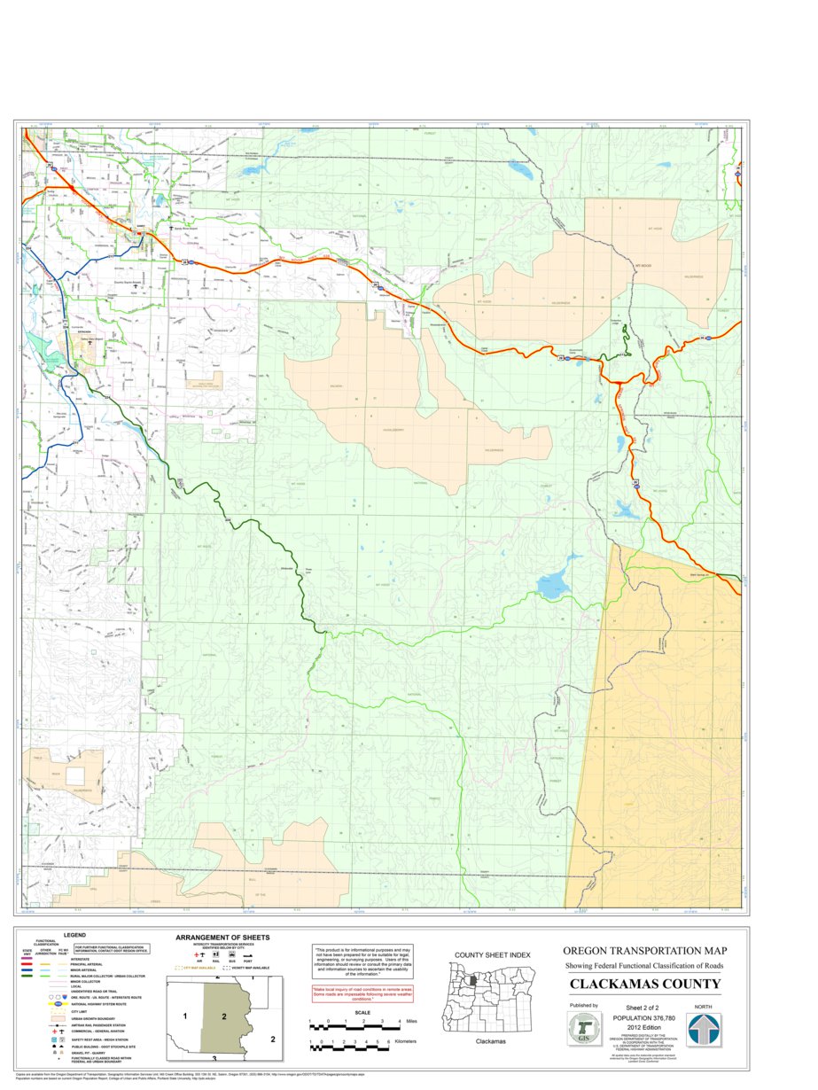 Clackamas County Road Map Clackamas County Sheet 2 - Avenza Systems Inc. - Avenza Maps
