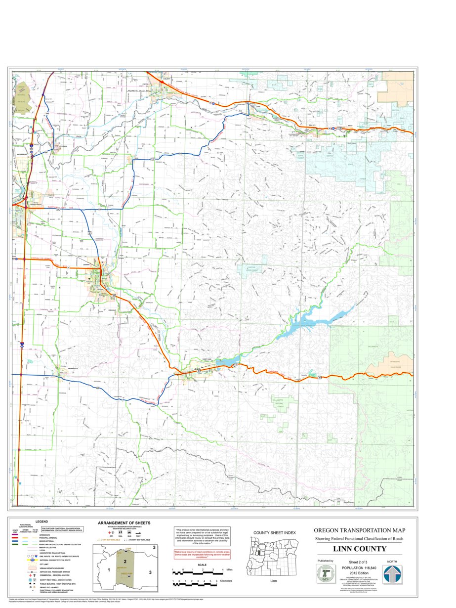 Linn County Oregon Map Linn County Sheet 2 - Avenza Systems Inc. - Avenza Maps