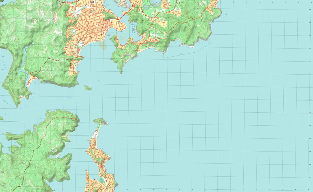 Broken Bay Nsw Map 9130-1N Broken Bay - Nswtopo - Avenza Maps