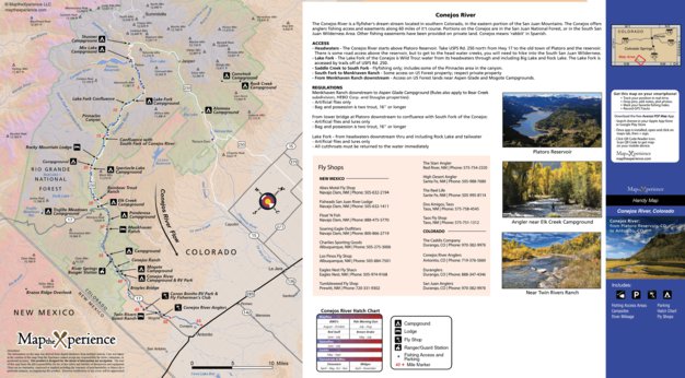Conejos River Fishing Map Ffo Conejos River - Fly Fishing Outfitters - Avenza Maps