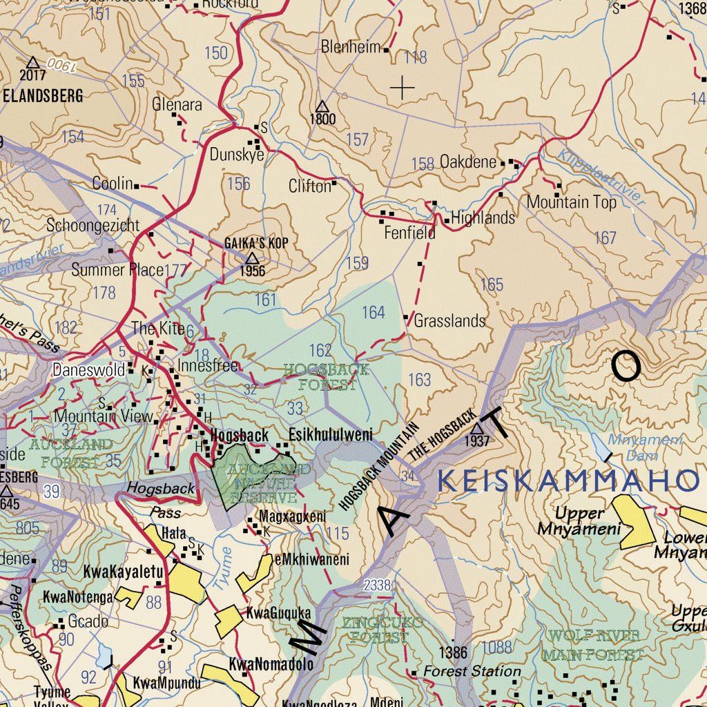 King Williams Town Map 3226 King William's Town - Chief Directorate: National Geo-Spatial  Information - Avenza Maps